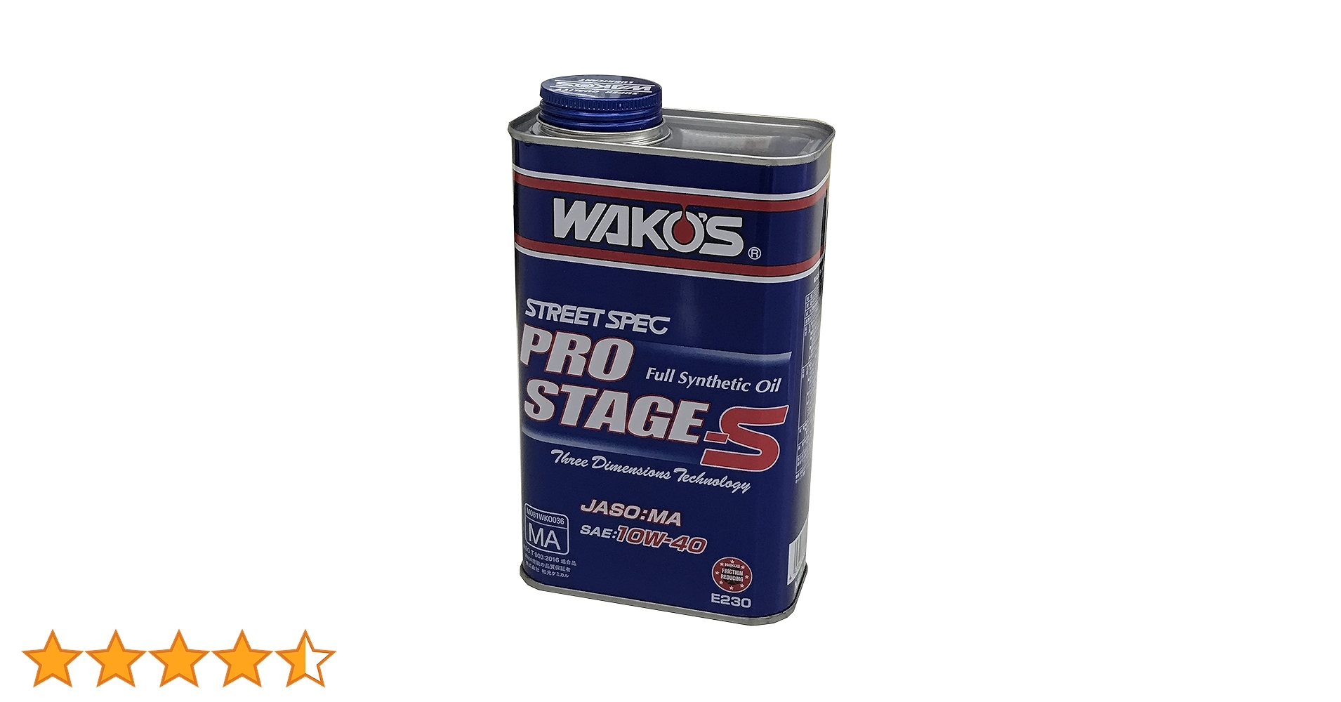 ワコーズプロステージS PRO-S40 10W-40 エンジンオイル E235 Amazon | ワコーズ PRO-S40 プロステージS 10W40 高性能ストリート